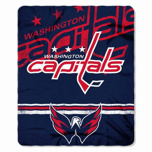 WASHINGTON CAPITALS FLEECE BLANKET FADE AWAY NEW
